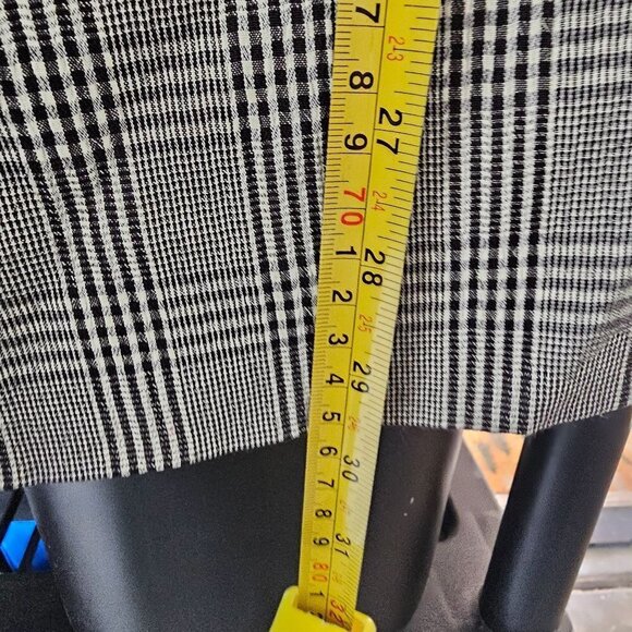 Liz Claiborne Vintage Oversized Classic Doubled Breasted Blazer Plaid Women's 8 - Picture 9 of 14